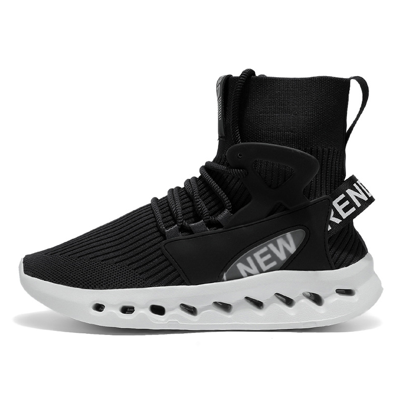 Trendy Men High Top Sock Shoes - Running Shoes Men recension och pris