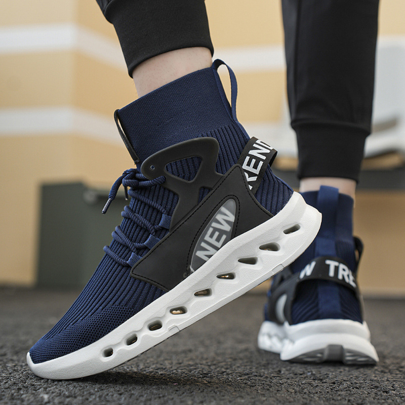 Trendy Men High Top Sock Shoes - Running Shoes Men recension och pris