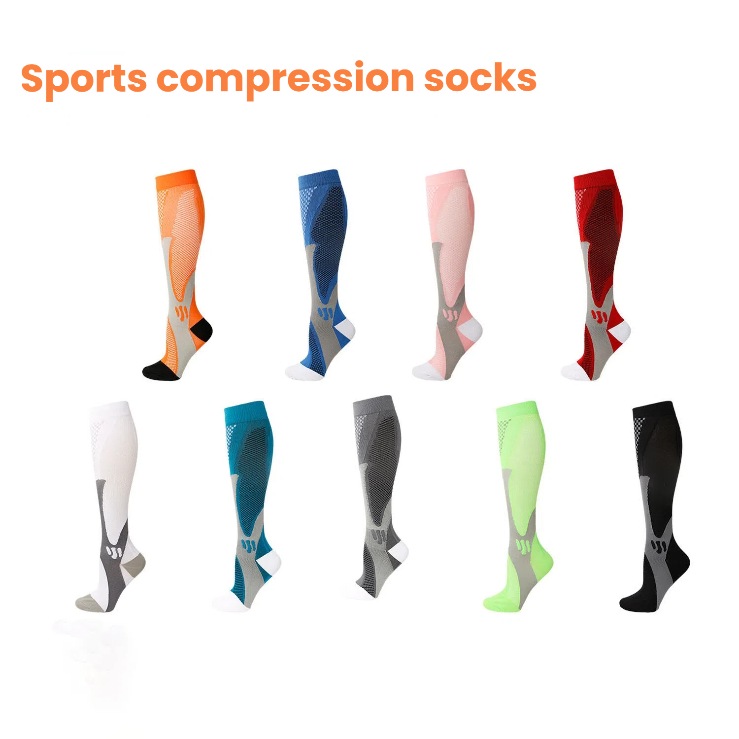 Cross Border Nylon Compression - Sports Socks recension och pris