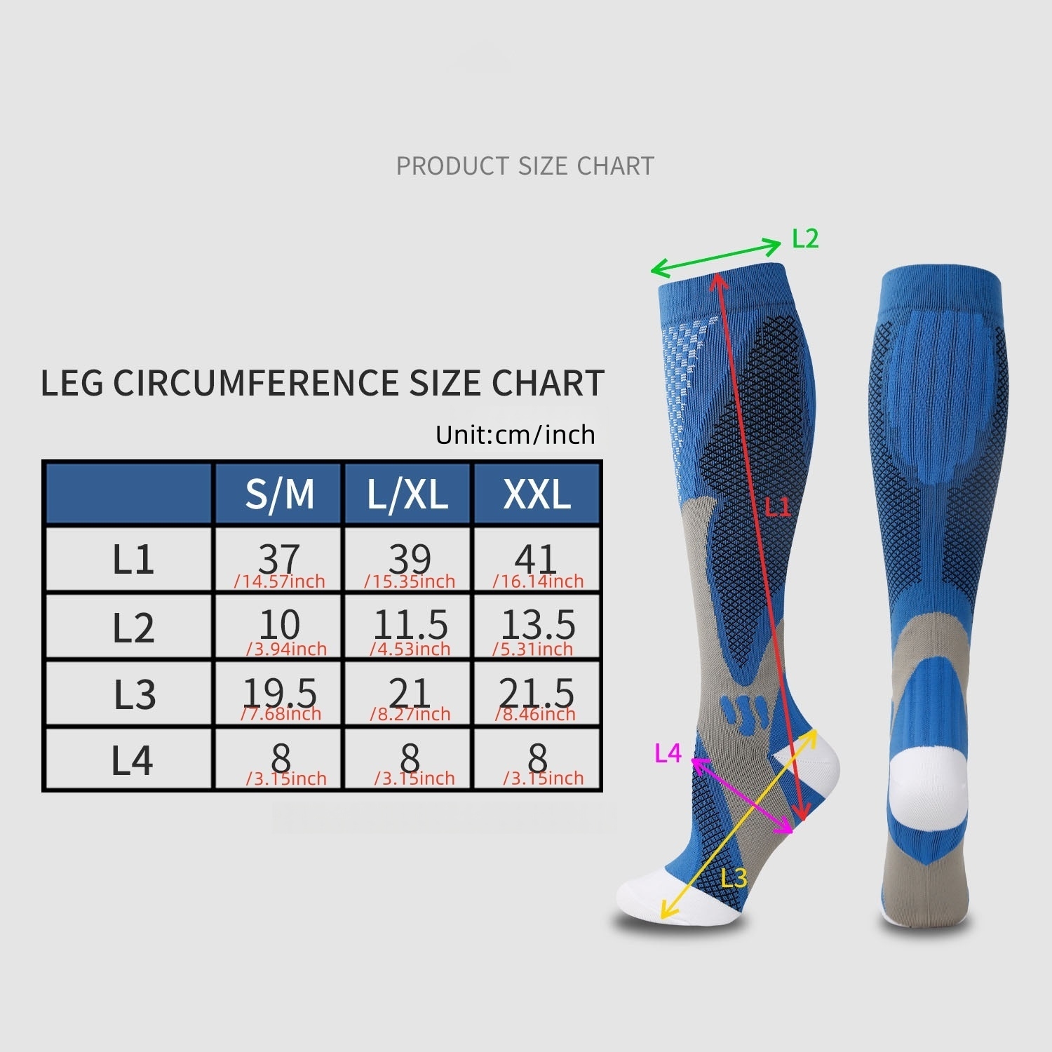 Cross Border Nylon Compression - Sports Socks recension och pris