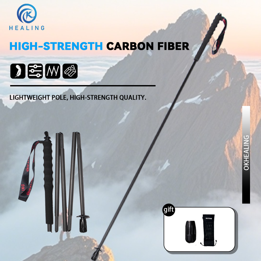 OKHEALING 110g Ultra-Light 5-S - Trekking Pole Carbon recension och pris