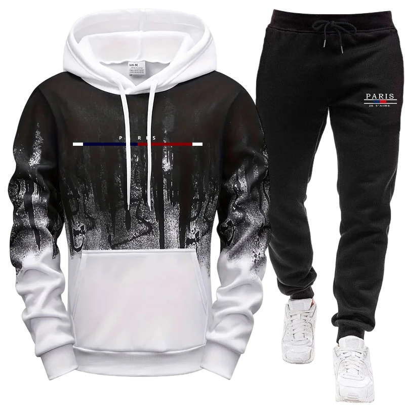 Men's Set/Hoodie/Pants Autumn  - Joggers Pants recension och pris
