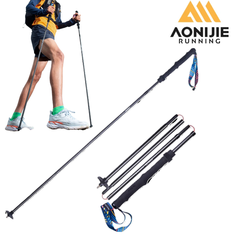 2pcs AONIJIE Folding Outdoor Q - Trekking Pole Carbon recension och pris