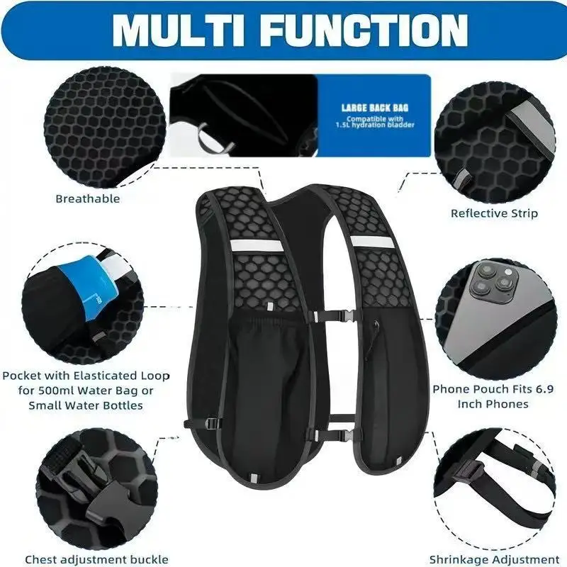 Unisex Water Resistant Breatha - Hydration Vest recension och pris