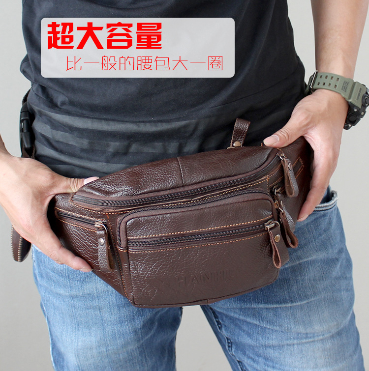 Genuine Cowhide Leather Waist  - Running Belt recension och pris