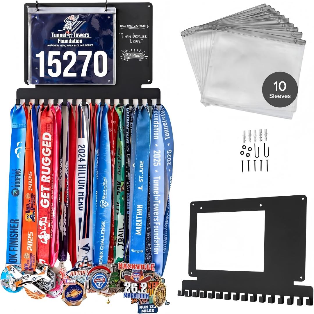 Running Medal Hanger Display,  - Race Bib recension och pris