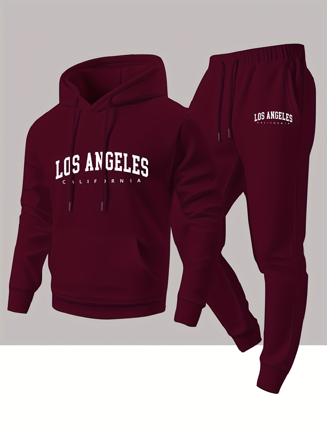 Men 2 Piece Tracksuit Los Ange - Joggers Pants recension och pris