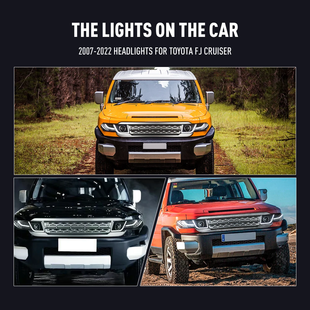 2PCs Car Styling Head Lamp for - Running Headlamp recension och pris